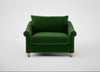 Devon Loveseat Smart Velvet Forest / Natural