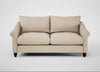 Devon 3 Seater Sofa Brushed Cotton Oat / Black