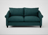 Devon 3 Seater Sofa Brushed Cotton Pine / Black