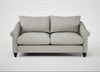 Devon 3 Seater Sofa Melton Wool Limestone / Black