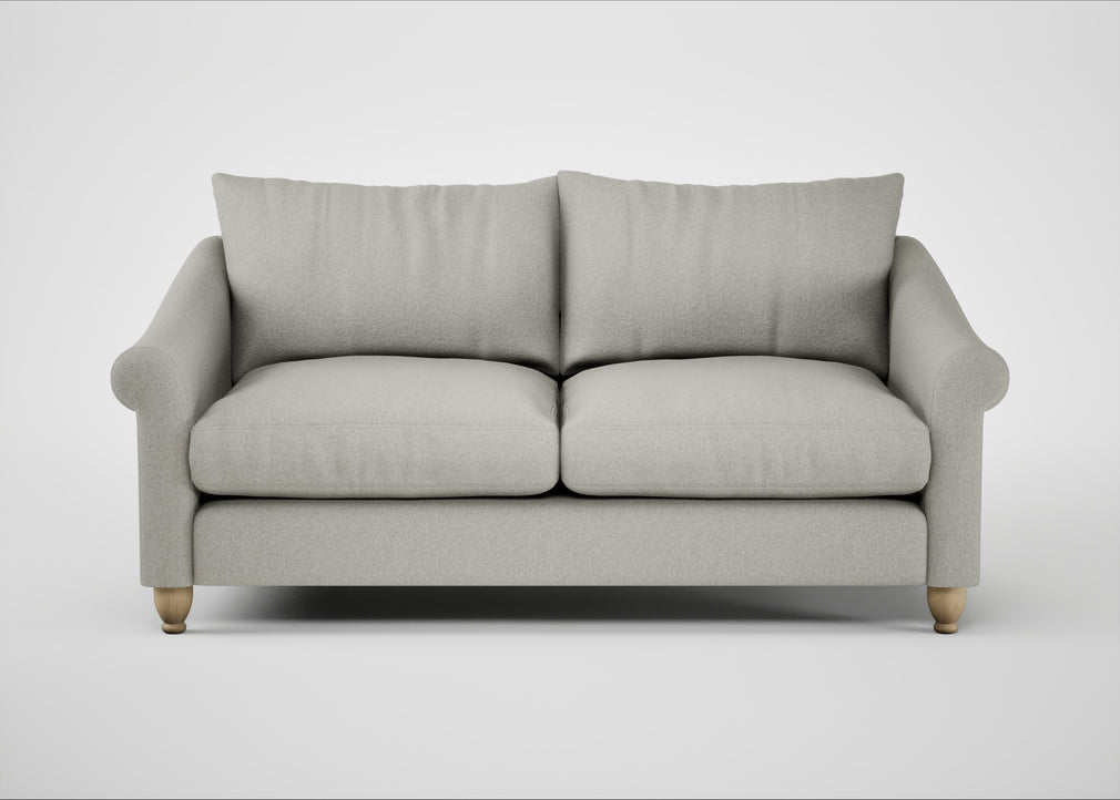 Devon 3 Seater Sofa Melton Wool Limestone / Natural