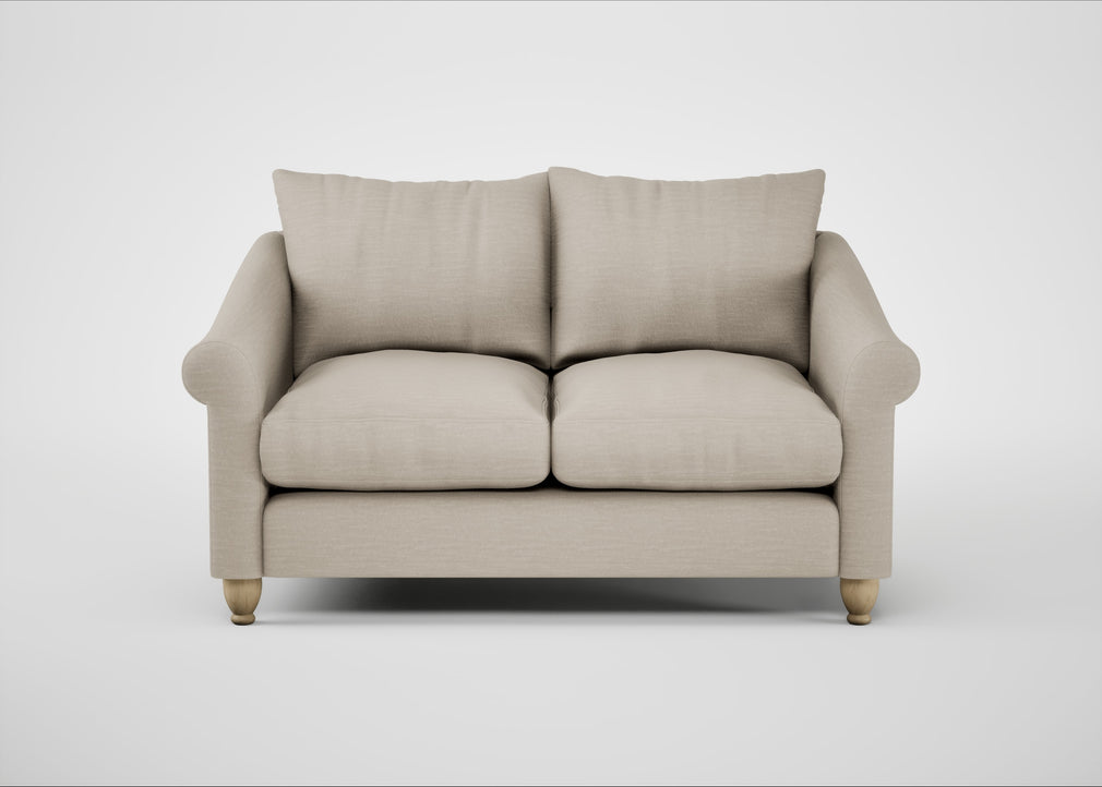 Devon 2 Seater Sofa Broad Weave Putty / Natural