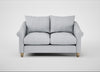 Devon 2 Seater Sofa Broad Weave Tin / Natural