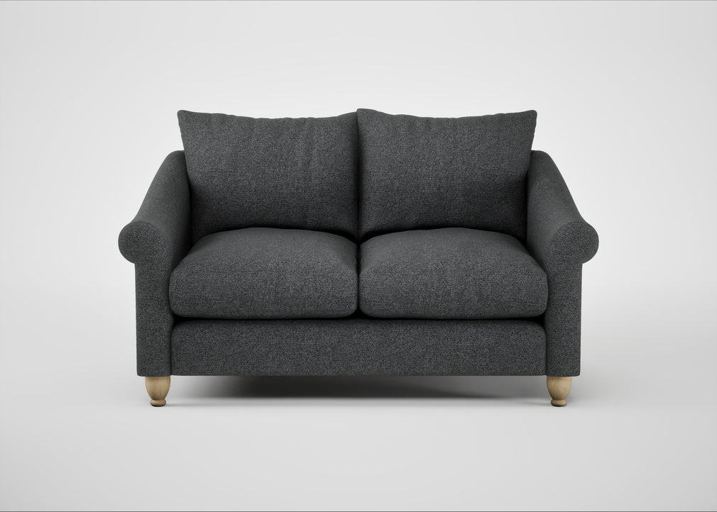 Devon 2 Seater Sofa Melton Wool Granite / Natural