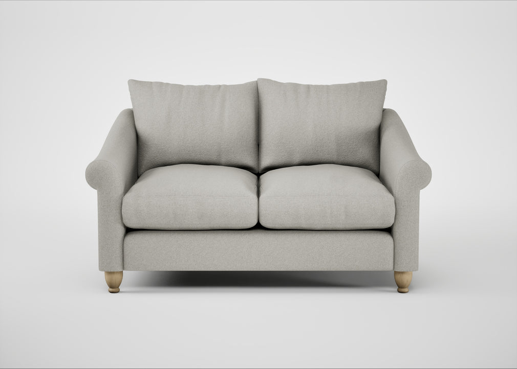 Devon 2 Seater Sofa Melton Wool Limestone / Natural