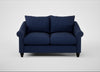 Devon 2 Seater Sofa Melton Wool New Navy / Black
