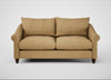 Devon 3 Seater Sofa Smart Linen Mix Sand / Walnut Stained