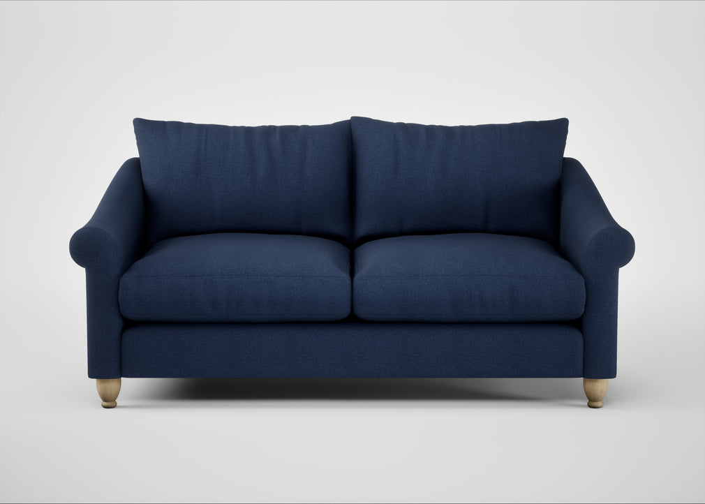 Devon 3 Seater Sofa Capelo Linen-Cotton Inkspot / Natural