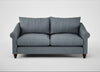Devon 3 Seater Sofa Capelo Linen-Cotton Mineral / Walnut Stained