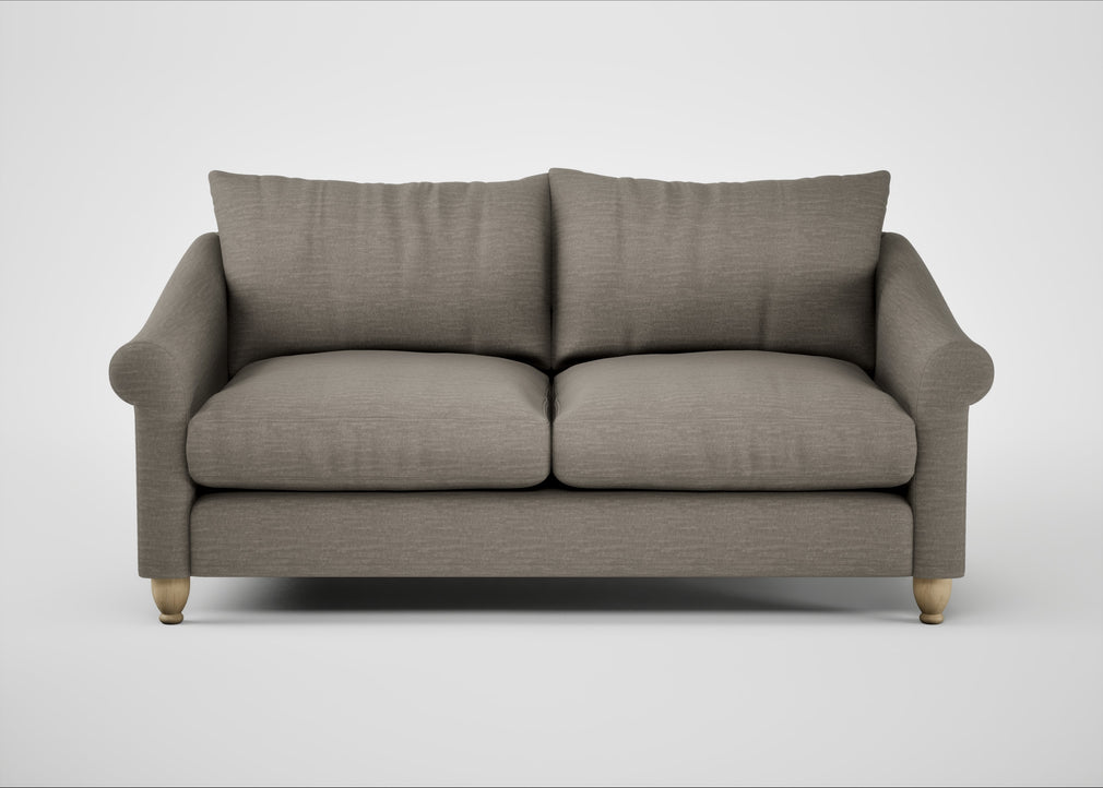 Devon 3 Seater Sofa Broad Weave Pebble / Natural