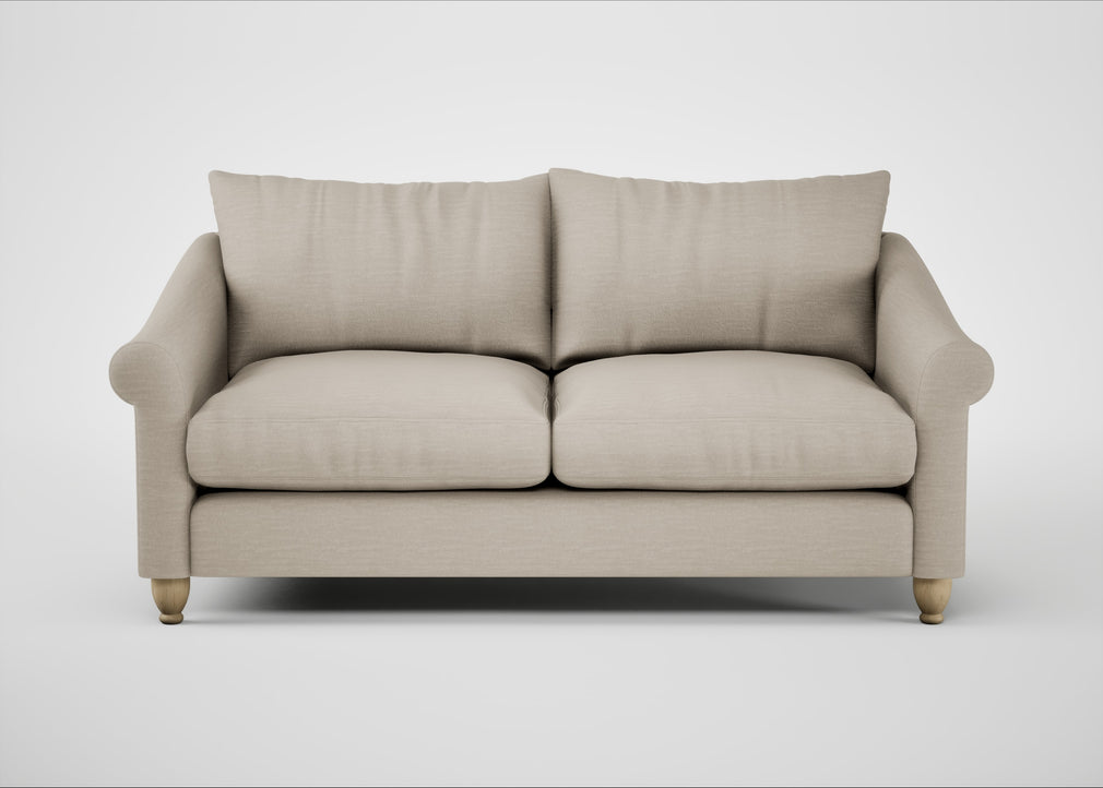 Devon 3 Seater Sofa Broad Weave Putty / Natural