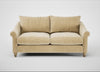 Devon 3 Seater Sofa Smart Luxe Velvet Biscuit / Natural