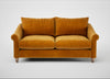 Devon 3 Seater Sofa Smart Luxe Velvet Cognac / Natural