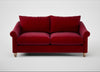 Devon 3 Seater Sofa Smart Luxe Velvet Mulberry / Natural