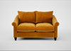 Devon 2 Seater Sofa Smart Luxe Velvet Cognac / Black