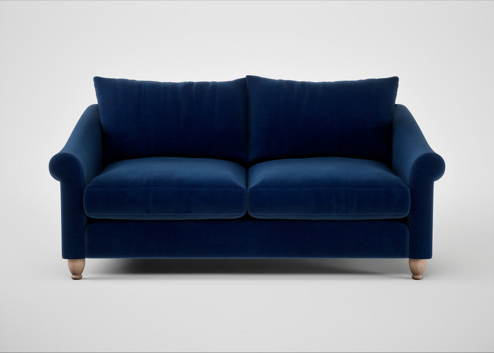 Devon 3 Seater Sofa Smart Velvet Dusk / Natural