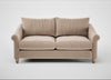 Devon 3 Seater Sofa Smart Velvet Pebble / Natural