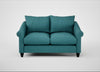 Devon 2 Seater Sofa Brushed Cotton Cadet / Black
