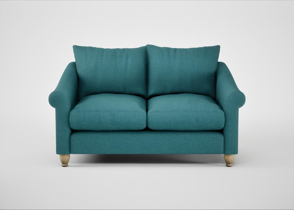 Devon 2 Seater Sofa Brushed Cotton Cadet / Natural