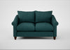 Devon 2 Seater Sofa Brushed Cotton Pine / Walnut Stained