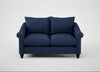 Devon 2 Seater Sofa Capelo Linen-Cotton Inkspot / Black