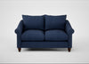 Devon 2 Seater Sofa Capelo Linen-Cotton Inkspot / Walnut Stained