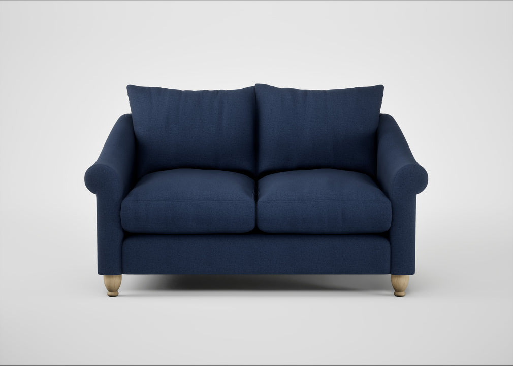 Devon 2 Seater Sofa Capelo Linen-Cotton Inkspot / Natural