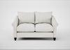 Devon 2 Seater Sofa Capelo Linen-Cotton Sea Salt / Black
