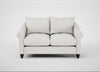 Devon 2 Seater Sofa Capelo Linen-Cotton Sea Salt / Walnut Stained