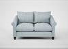 Devon 2 Seater Sofa Capelo Linen-Cotton Sea Shanty / Black