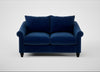 Devon 2 Seater Sofa Smart Velvet Dusk / Black