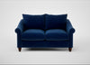 Devon 2 Seater Sofa Smart Velvet Dusk / Walnut Stained