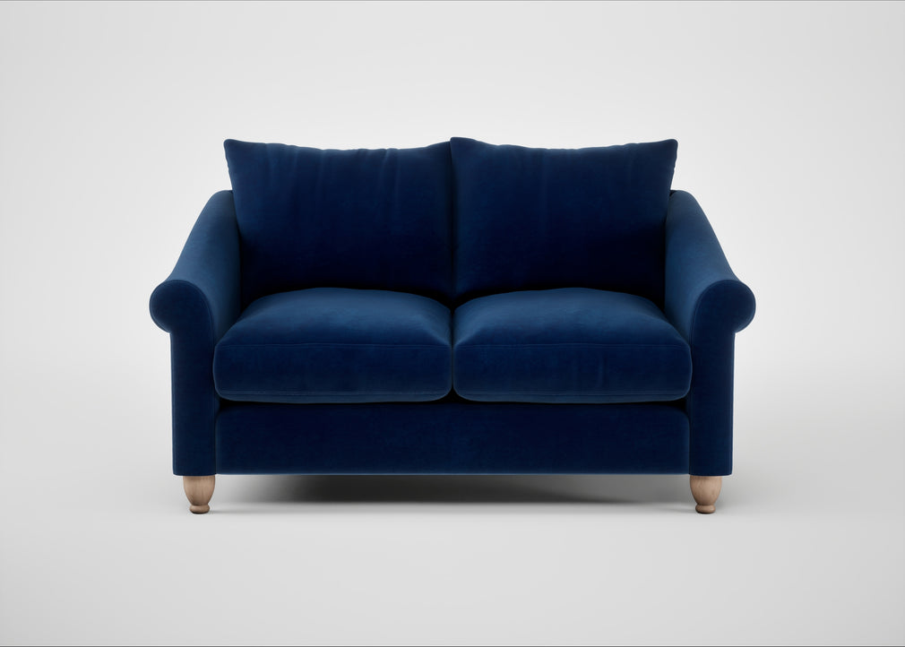 Devon 2 Seater Sofa Smart Velvet Dusk / Natural