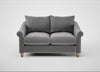 Devon 2 Seater Sofa Smart Velvet Mercury / Natural