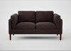 Sonno 2 Seater Sofa Heritage Leather Dark Walnut 2069 / Walnut
