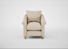 Devon Armchair Brushed Cotton Oat / Natural