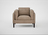 Sonno Armchair Heritage Leather Camel 2015 / Wenge Black