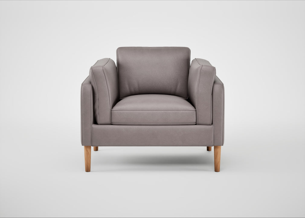 Sonno Armchair Heritage Leather Stone Grey 2060 / Natural