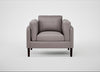 Sonno Armchair Heritage Leather Stone Grey 2060 / Wenge Black