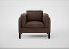 Sonno Armchair Heritage Leather Chestnut 2064 / Wenge Black