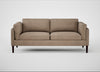 Sonno 3 Seater Sofa Heritage Leather Camel 2015 / Wenge Black