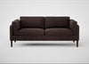 Sonno 3 Seater Sofa Heritage Leather Dark Walnut 2069 / Walnut