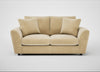Snooze 3 Seater Sofa Smart Luxe Velvet Biscuit