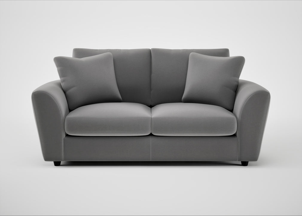 Snooze 3 Seater Sofa Smart Velvet Mercury