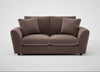 Snooze 3 Seater Sofa Smart Velvet Mouse