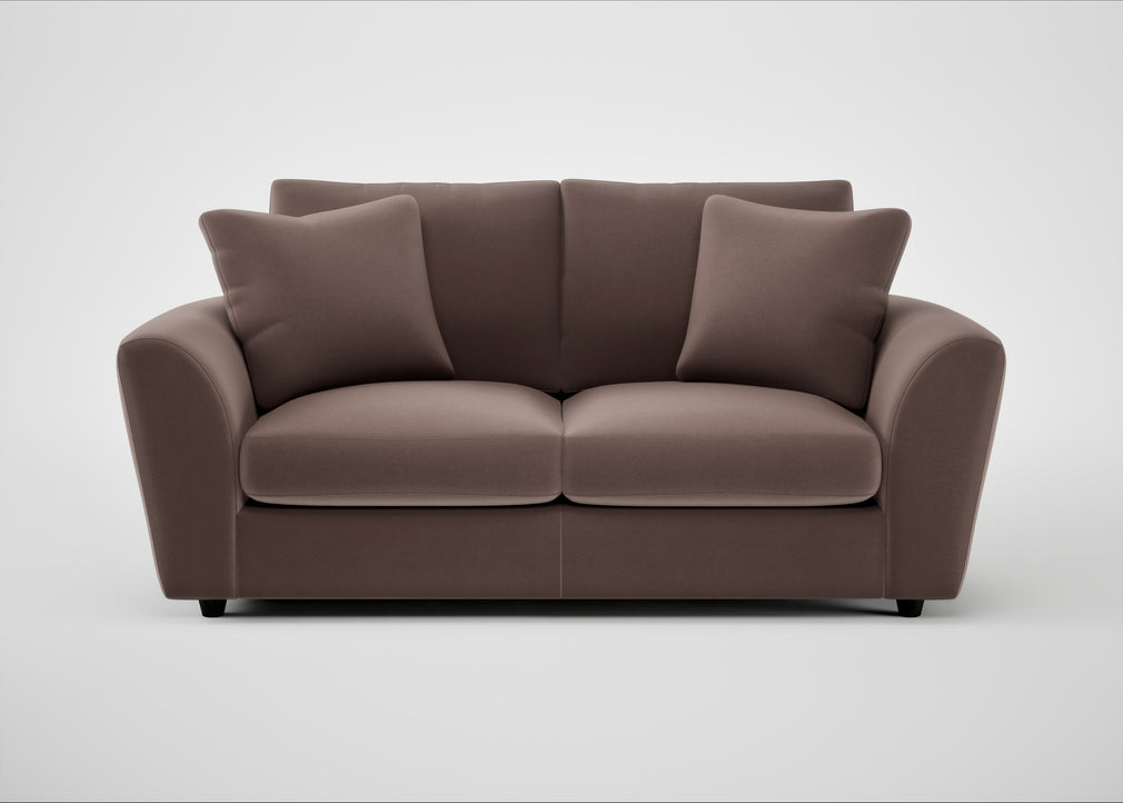 Snooze 3 Seater Sofa Smart Velvet Mouse