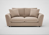 Snooze 3 Seater Sofa Smart Velvet Pebble