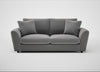 Snooze 4 Seater Sofa Smart Velvet Mercury