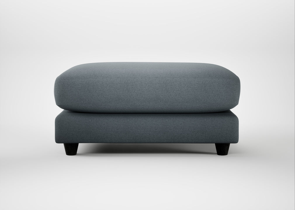 Snooze Footstool Capelo Linen-Cotton Mineral