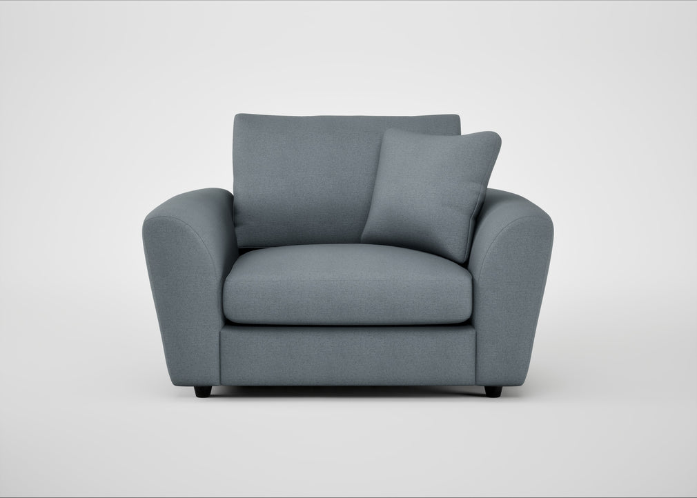 Snooze Loveseat Capelo Linen-Cotton Mineral